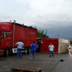 Σύγκρουση φορτηγών στην εξωτερική περιφερειακή οδό Θεσσαλονίκης