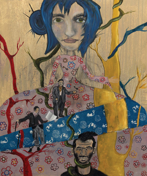 H έκθεση της Βίκυς Μουδήλου αποτελείται από μερικά «Αστικά Ξωτικά»