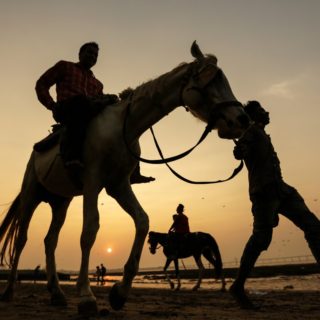 Ηλιοβασίλεμα στο Βομβάη