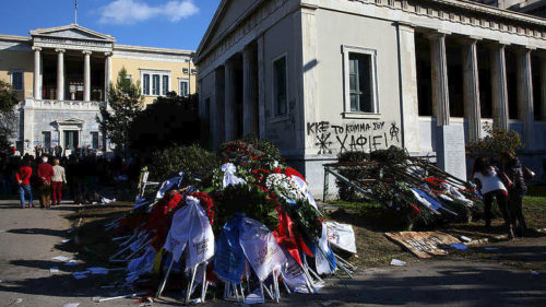 Αντιεξουσιαστές έχουν καταλάβει το Πολυτεχνείο