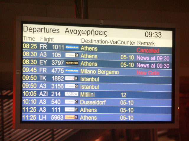 Τέταρτη μέρας ταλαιπωρίας για τους επιβάτες στο αεροδρόμιο Μακεδονία