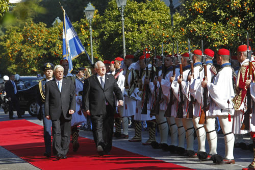 Στο Προεδρικό Μέγαρο ο Πρόεδρος του Ισραήλ
