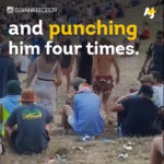 Ήταν τόπλες. Της έπιασε το στήθος. Του έχωσε μπουνιά.