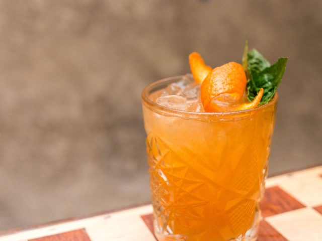 Barrett Presents “TB squared” Cocktail