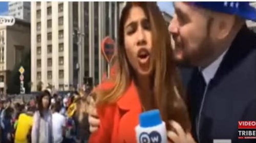 Σεξουαλική παρενόχληση δέχτηκε δημοσιογράφος την ώρα που «κάλυπτε» το Μουντιάλ [ΒΙΝΤΕΟ]