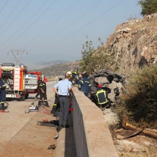 Τροχαίο δυστύχημα με 5 νεκρούς στην Εγνατία Οδό
