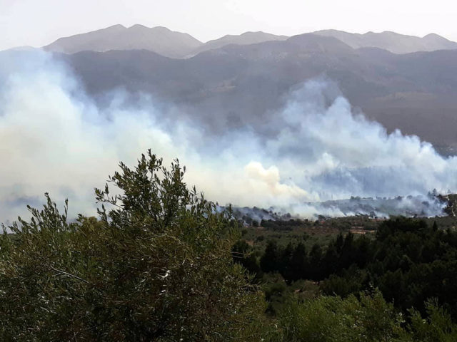 Υπό πλήρη έλεγχο η πυρκαγιά στη Θάσο