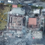 Συγκλονιστικό βίντεο από drone δείχνει το καμένο ολοσχερώς Μάτι