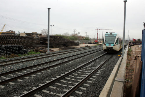 Εκτροχιάστηκε τραίνο στη Λαμία