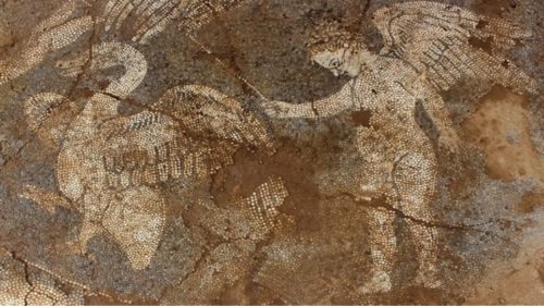 Ψηφιδωτό από τον 4ο π.Χ. αιώνα αποκαλύφθηκε στο Μικρό Θέατρο της Αμβρακίας