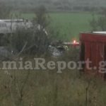 Σύγκρουση τρένου με αυτοκίνητο στην παλιά εθνική οδό Λαμίας-Αθηνών