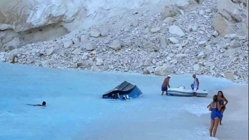 Επτά τραυματίες από την πτώση βράχων στο Ναυάγιο Ζακύνθου