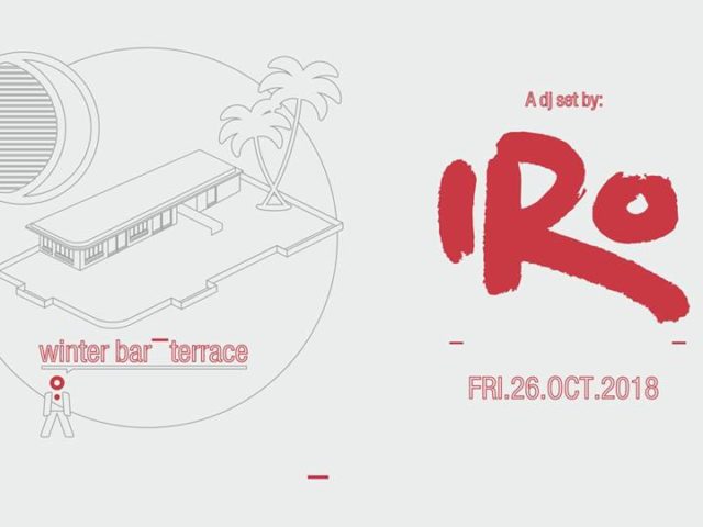 IRO DJ set στο νέο χειμερινό μπαρ της ταράτσας του BIOS