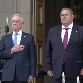 Συνάντηση Καμμένου – Μάτις στο Πεντάγωνο