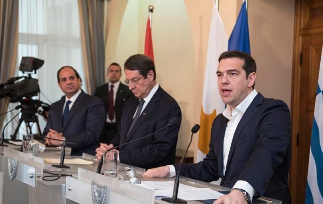 Τριμερής Σύνοδος Κορυφής Ελλάδας – Κύπρου – Αιγύπτου, στην Ελούντα