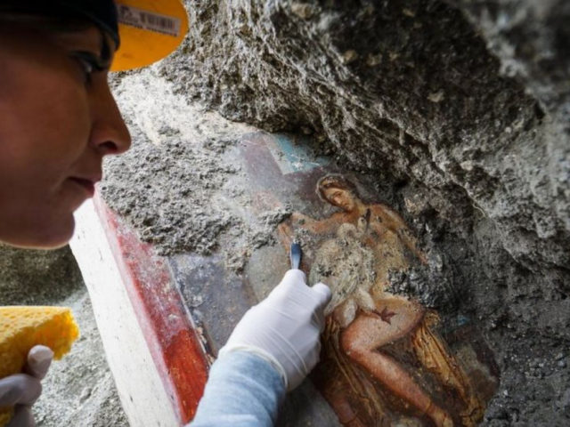 Μία μοναδική νωπογραφία της Λήδας και του κύκνου-Δία είναι το τελευταίο εύρημα στην Πομπηΐα