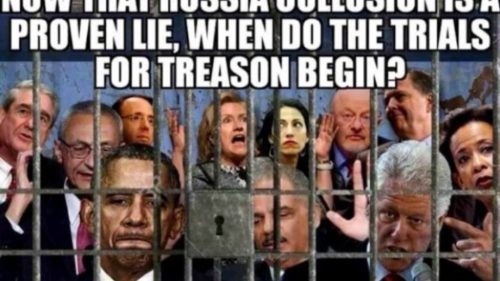 Ο Ντόναλντ Τραμπ έκανε retweet φωτομοντάζ με τον Ομπάμα και το ζεύγος Κλίντον πίσω από τα κάγκελα της φυλακής