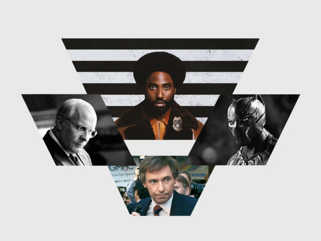 Το 2018 βγήκαν οι πρωτες ταινίες της εποχής Ντόναλντ Τραμπ. Δηλαδή, αναστήθηκε το πολιτικό σινεμά.