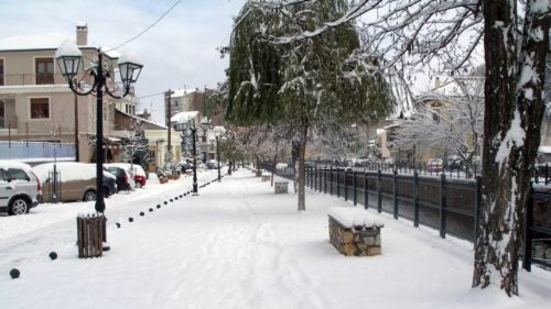 Τους -21 βαθμούς έφτασε η θερμοκρασία στο Νευροκόπι Δράμας
