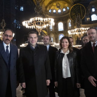 Στην Αγία Σοφία ο Αλέξης Τσίπρας [ΦΩΤΟΣ]