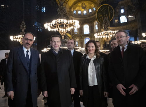 Στην Αγία Σοφία ο Αλέξης Τσίπρας [ΦΩΤΟΣ]