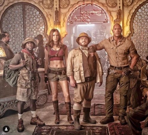 Η επιστροφή του Jumanji μέσω instagram