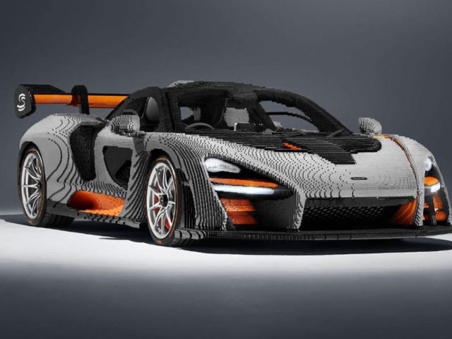 Μια McLaren Senna φτιαγμένη από LEGO σε φυσικό μέγεθος