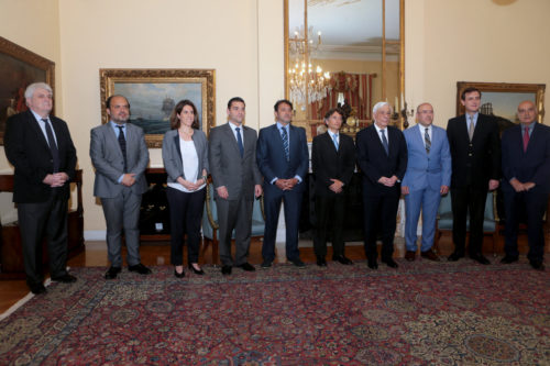 Με τους εκπροσώπους του Παγκόσμιου Βοϊατρικού Οργανισμού συναντήθηκε ο Προκόπης Παυλόπουλος