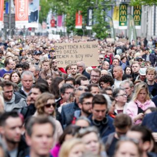 Πορεία στο Βέλγιο κατά της σεξουαλικής βίας