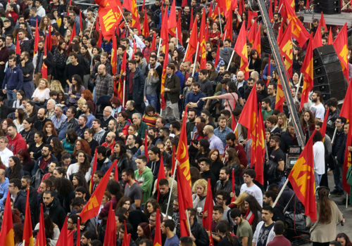 Την αισιοδοξία τους για το τελικό εκλογικό αποτέλεσμα, εκφράζουν στελέχη του ΚΚΕ