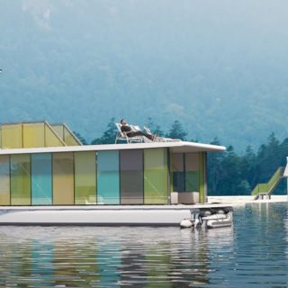 To Tiny Eco Hotel είναι ένα πλωτό σπίτι για οικο-τουρισμό