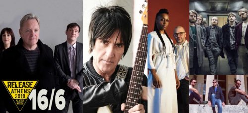 Tην Κυριακή 16 Ιουνίου, η πλατεία Νερού υποδέχεται τους New Order, Johnny Marr, Morcheeba, Fontaines D.C., Ta Toy Boy