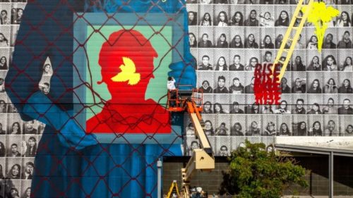 Φόρος τιμής στη Maya Angelou στο Λος Άντζελες