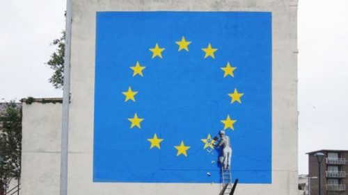 Βρετανία: Εξαφανίστηκε το έργο του Banksy για το Brexit