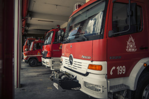 Θεσσαλονίκη: Φωτιά στην Αμερικανική Γεωργική Σχολή