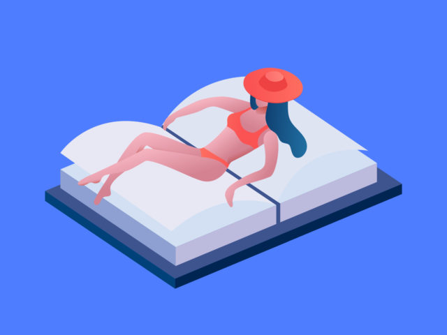 Όταν τα βιβλία στάζουν ερωτισμό, σε μια παραλία