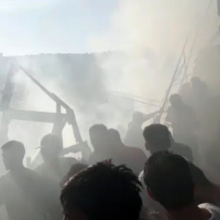 Δείτε το βίντεο από τη φωτιά στον προσφυγικό καταυλισμό της Μόρια