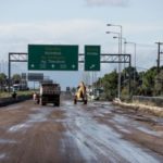 Δόθηκε στην κυκλοφορία μία λωρίδα στην Αθηνών – Κορίνθου