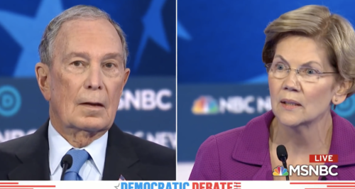 Ντιμπέιτ Δημοκρατικών: Δείτε των Μ. Μπλούμπεργκ να «μένει Παυλόπουλος» απέναντι στην Ελίζαμπεθ Γουόρεν [ΒΙΝΤΕΟ]