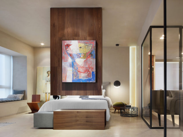 Ένα αρχιτεκτονικό γραφείο της Θεσσαλονίκης σχεδίασε ένα διαμέρισμα που θυμίζει γκαλερί ζωγραφικής στην Κίνα