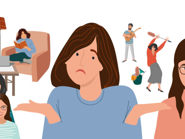 Καραντίνα σε 57 τετραγωνικά. Με τους γονείς και την αδερφή μου.