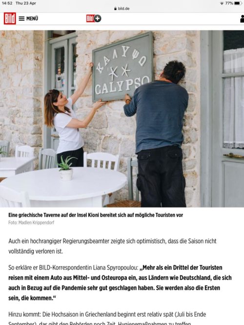 Η Bild προτείνει Ελλάδα για διακοπές το καλοκαίρι