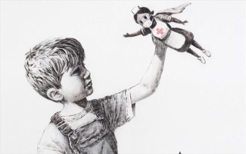 Συγκινεί το νέο έργο του Banksy