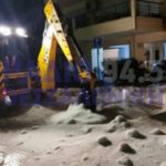 Δράμα: Έκλεισαν δρόμοι και οδηγοί εγκλωβίστηκαν στα αυτοκίνητά τους από το ξαφνικό χαλάζι