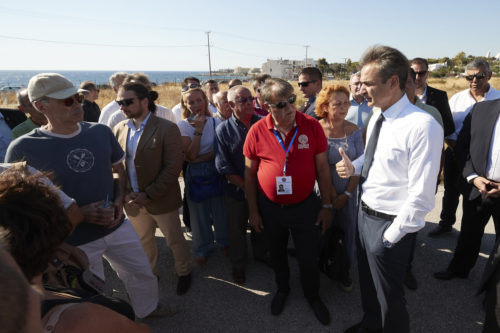 Ολοκληρώθηκε η επίσκεψη του πρωθυπουργού στο Μάτι