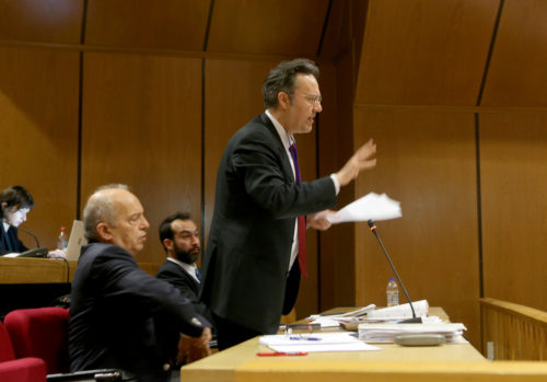 Δίκη Χρυσής Αυγης: Θανάσης Καμπαγιαννης, «Αν η Χρυσή Αυγή έχει διαλυθεί, ας πάρει η κυρία Εισαγγελέας ένα τηλέφωνο τον Μιχαλολιάκο να τον ενημερώσει.»