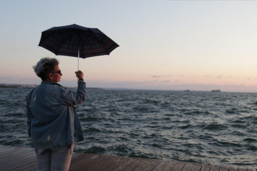 Θεσσαλονίκη: Ανεμοστρόβιλος το πρωί στο Νέο Μαρμαρά