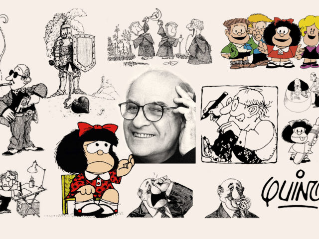 «Ευχαριστούμε μεγάλε Quino για την τέχνη σου. Συμπυκνωμένη ποίηση. Παρηγοριά.»