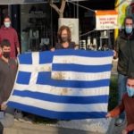 Η Μάγδα Φύσσα βρέθηκε σήμερα στο σημείο που δολοφονήθηκε ο Παύλος με τη σημαία του Πολυτεχνείου