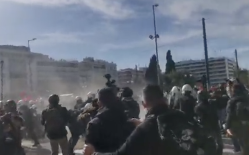 Πανεκπαιδευτικό Συλλαλητήριο: Επεισόδια με τους άνδρες των ΜΑΤ